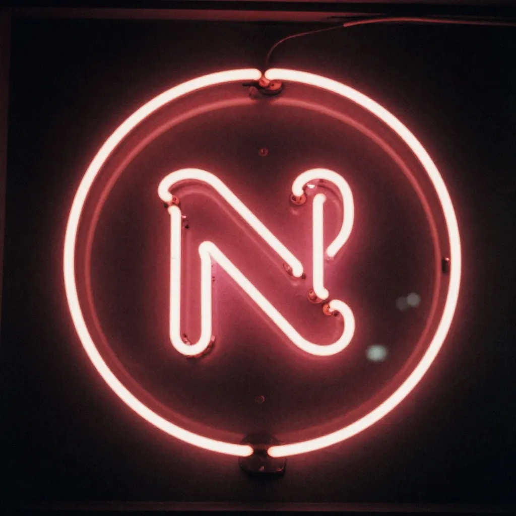 Neon lighting showcase